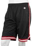  : Champion Men's Lacrosse Short, Black/Scarlet/White, Medium