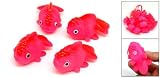 Rosallini Vinyl Magenta Goldfish Doll Squeaker Fetch Baby's Toy