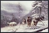 Art Poster Metal Framed Print - Search For Survival - Artist: Kevin Daniel- Poster Size: 36 X 24