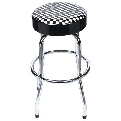 Alltrade Classic Shop Stool - Checkered, 29in.H
