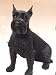 Schnauzer Life Size K-9 Kreations Statue (Black)