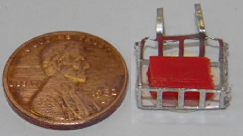 Dollhouse Miniature 1:12 Scale Soap Holder with Red Soap