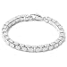 Sterling Silver Venetian Box Link Bracelet, 7.5"
