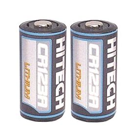Hitech CR123A, CR123 Lithium Batteries for Cameras, Game Counters, Photo Equipment, Medical equipment, Flashlights, Home Security Systems, Alarm Sensors