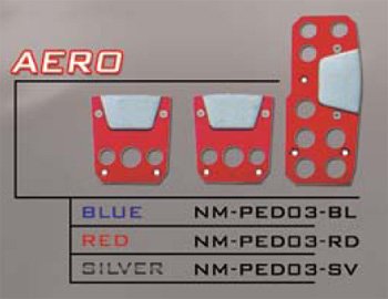 Chrysler PT Cruiser Red Interior Parts - Pedals Ninja Motorsport - Aero Racing Pedals Interior Parts - Pedals Ninja Motorsport - Aero Racing Pedals