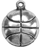 Metal Charms - Basketball 12/Pkg