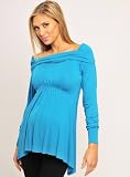 The Olian Off the shoulders Shirred Empire V-cut Front Tunic