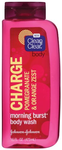 Clean & Clear Morning Burst Charge, Pomegranate & Orange Zest, 16 oz, (Pack of 2)