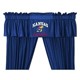 Kansas Jayhawks NCAA "Locker Room Collection" Valance (88"x14")