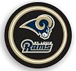 St. Louis Rams Black Tire Cover - Football Sports Merchandise
