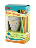 25 Snow Cone Cups and Straws