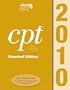 CPT 2010 Standard Edition (Current Procedural Terminology (CPT) Standard)