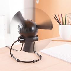 Vornado 12196 Zippi Design Tischventilator mit Soft-Nylon-Rotorsystem schwarz