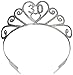 Glittered 30 Tiara Party Accessory (1 count) (1/Pkg)