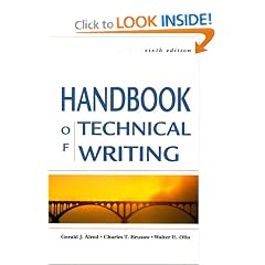 The Handbook of Technical Writing, Sixth Edition (Handbook of Technical Writing Practices)