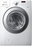 3.5 Cu Ft White High Efficiency VRT Front Load Washer With Internal Water Heater 9 Preset Wash Cycles 1100 RPM Maximum Spin Speed Direct Drive Motor & In White