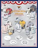 Pittsburgh Pirates 11 x 14 Uniform History Plaque