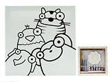 Review NO BRAND  / Childrens DIY Canvas & Paints Painting Set - ANIMALS