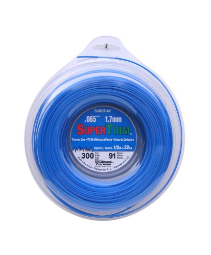 SuperTrim .065-Inch-by-300-Foot Spool Home Owner Grade Round 1/2-Pound Grass Trimmer Line, Blue SU065D1/2-12 SuperTrim .065-Inch-by-300-Foot Spool Home Owner Grade Round 1/2-Pound Grass Trimmer Line, Blue SU065D1/2-12