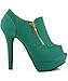 Women's Platform High Heel Peep Toe Ankle Boot Bootie Pumps