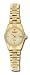 Jules Jurgensen Women's 7479V Pave Crystal Accented Gold-Tone Watch