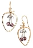 Juicy Couture - Juicy Couture Limited Edition Strawberry Cherry Drop Hoop Earrings