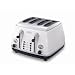 De'Longhi Icona CTO4003.W 4-Slice Toaster, Pearl White