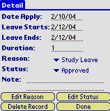 Leave Report downloadable Software