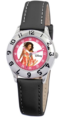 Disney Kinder-Armbanduhr Disney High School Musical Vanessa Lernuhr schwarz Leder 0803C009 Preisvergleich