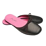 Foot Petals Travel Slippers - Black Iris