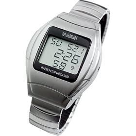 La Crosse Technology WT-967S Metal Strap Atomic Watch