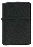 Zippo Black Crackle Finish Full Size Lighter, 236