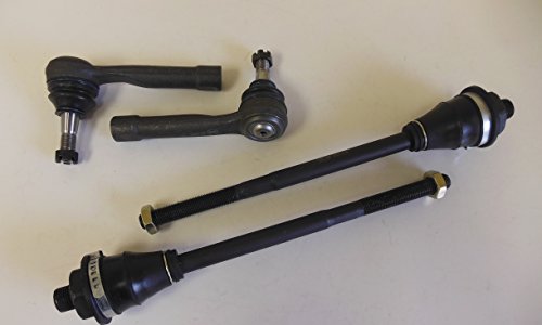 2-Inner-2-Outer-Tie-Rod-Ends-4WD-AWD-vehicles