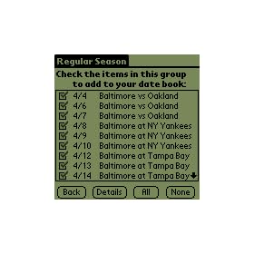 Baltimore Orioles 2005 Schedule downloadable Software