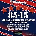 D'Addario EZ920 85/15 Bronze Medium Light Acoustic Guitar Strings