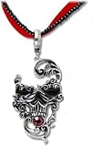 Venetian Mask of Death Pendant Necklace