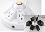 POWRAMID E900H131-P2 8-Feet Cord Surge Protector, White