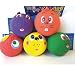 Outdoor Living : Face Ball - Squeaky Latex Dog Toy