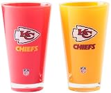 NFL Kansas City Chiefs 20-Ounce Insulated Tumbler - 2 Pack