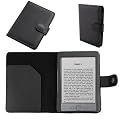 CLE DE TOUS@ Funda Case a Medida de Cuero sint�tico (PU) para AMAZON KINDLE pantalla de E Ink de 6" (15cm) negro