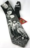 3 THREE STOOGES PLAYING GOLF MEN'S FULL LENGTH NECK TIE