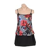 It Figures! Hip Hider Collection Crayon Floral Skirtini Swimsuit RETAIL VALUE $115 by 