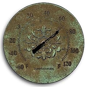 Medallion Thermometer In Rust Finish by PhotoFramesPlus