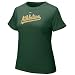 Nike Oakland Athletics Green Ladies Authentic Crew T-shirt