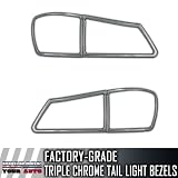 2005-2009 Lexus GS350 4pc Chrome Tail Light Bezels 