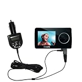 2 In 1 Fm Transmitter And Car Charger For The Philips 4gb Portable Video Player Fullsound Gomadic Brand W Tipexchange Technology