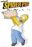 Poster Simpsons Homer Simpson Der Film Spiderschwein spider schwein spider-schwein - Maxiposter - Größe 61 x 91,5 cm