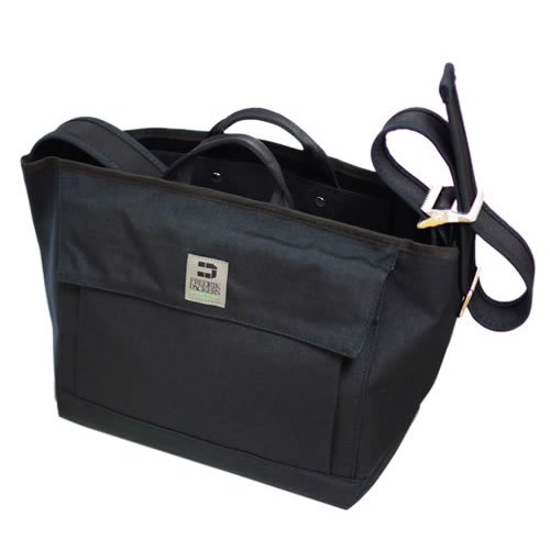 FREDRIK PACKERS(フレドリックパッカーズ) メッセンジャーバック Professor Pack プロフェッサーパック Black×Black trim：Black Sサイズ