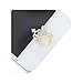GBSELL 3D Crystal Bling Floral Crown Diamond Home Button Sticker For iPhone iPad (B)