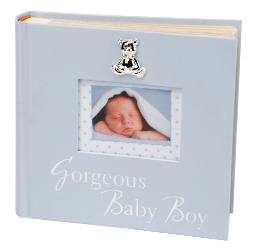 "Gorgeous Baby Boy" Blue Keepsake Photo Album By Haysom Interiors